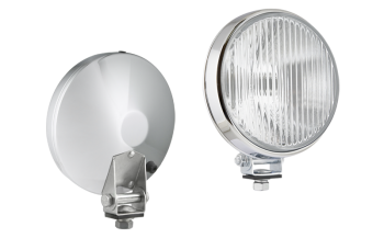 Halogen Nebelscheinwerfer im verchromt, Metallgehäuse