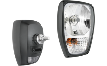 Hauptscheinwerfer Typ H4 mit AMP SuperSeal Stecker - rechts / links