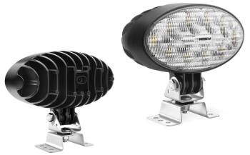 LED Arbeitslampe mit Omega Halter und eingebautem AMP SuperSeal Stecker