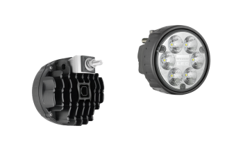 LED Fernscheinwerfer mit rückwärtiger Halter und eingebautem Deutsch DT04-2P Stecker