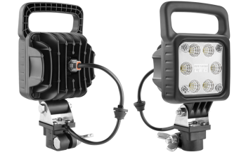 LED Arbeitslampe mit CAR1 Halter und eingebautem Deutsch DT04-2P Stecker