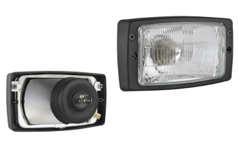 Hauptscheinwerfer Typ R2 mit Rahmen (Abblendlicht, Fernlicht, Positionslicht) Hauptscheinwerfer Typ R2 mit Rahmen (Abblendlicht, Fernlicht, Positionslicht)
