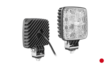 LED Arbeitslampe mit Kabel - rotes Licht