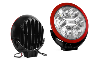 LED Fernscheinwerfer mit Roter Rahmen