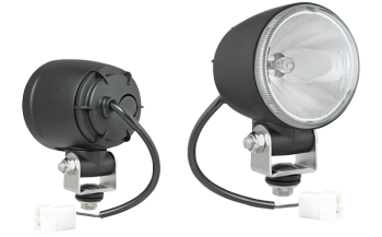 Halogen Fernscheinwerfer mit Kabel und AMP Faston Stecker