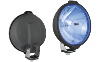 Halogen Fernscheinwerfer mit Positionslicht - hellblau