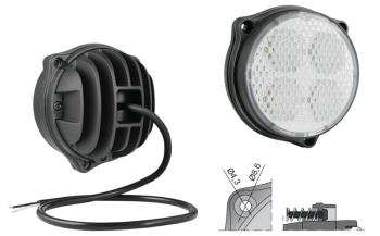 LED Arbeitslampe mit Kabel (3 Schrauben version)