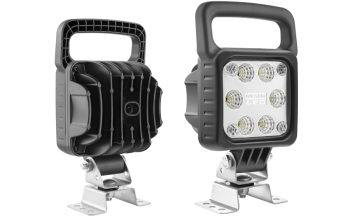 LED Arbeitslampe mit Omega Halter und eingebautem AMP SuperSeal Stecker