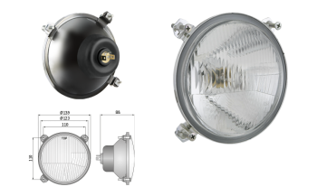 Hauptscheinwerfer Typ R2 - Linksverkehr (Abblendlicht, Fernlicht) - rechts